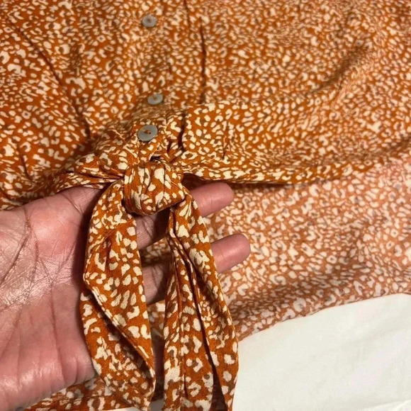 Free People Button Up Shirt Size Small - Picture 3 of 10